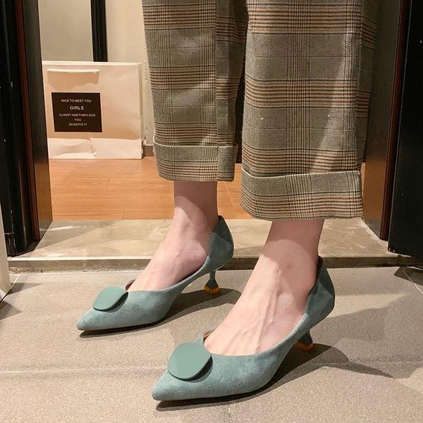 dress shoes women shoe heel woman flock high heels pumps ladies office pointed toe spring zapatillas mujer u22-49, Black
dress shoes women shoe heel woman flock high heels pumps ladies office pointed toe spring zapatillas mujer u22-49, Black