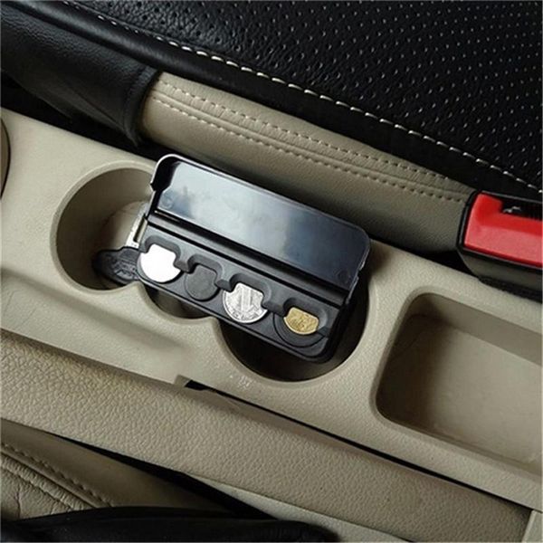 car organizer black plastics coin case loose change money storage box container holders moeda 4 grid
car organizer black plastics coin case loose change money storage box container holders moeda 4 grid
