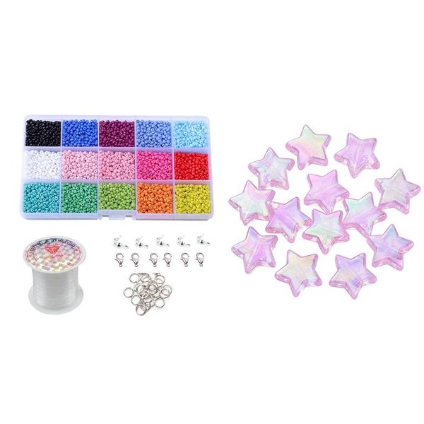 other 7500 pieces 3mm glass rice beads 15 boxes & 1set 10mm environmental protection glue five-pointed star
other 7500 pieces 3mm glass rice beads 15 boxes & 1set 10mm environmental protection glue five-pointed star