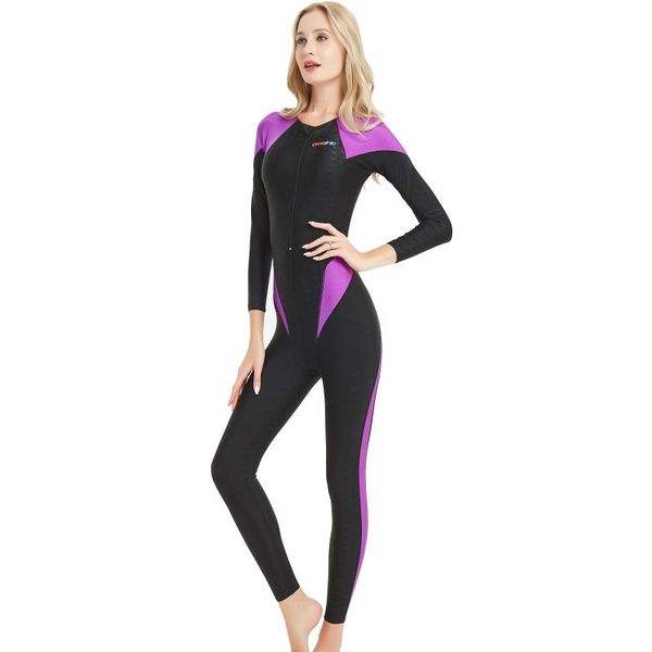 women waterproof lycra long sleeve spandex swimwear one-piece full body windsurf clothes for surfing snorkel swimming suit suits
women waterproof lycra long sleeve spandex swimwear one-piece full body windsurf clothes for surfing snorkel swimming suit suits