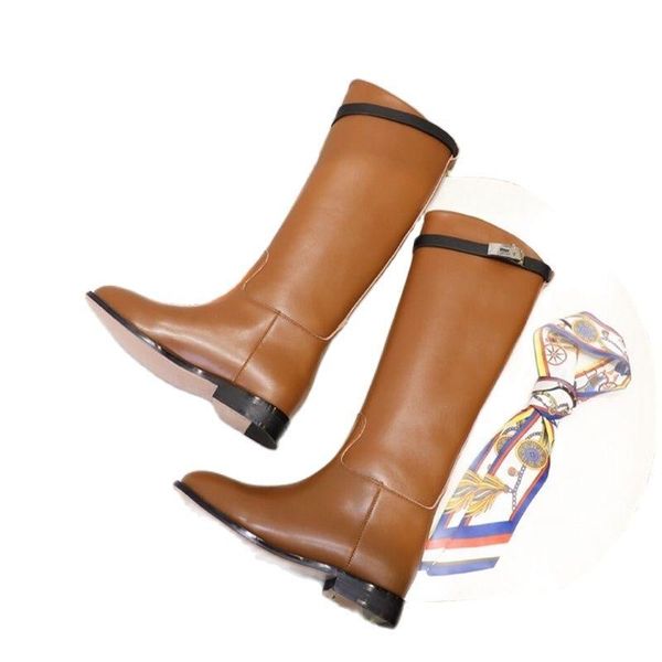 boots women horse knee-high mental buckle decor genuine leather square toe 2021 winter designer shoes, Black
boots women horse knee-high mental buckle decor genuine leather square toe 2021 winter designer shoes, Black