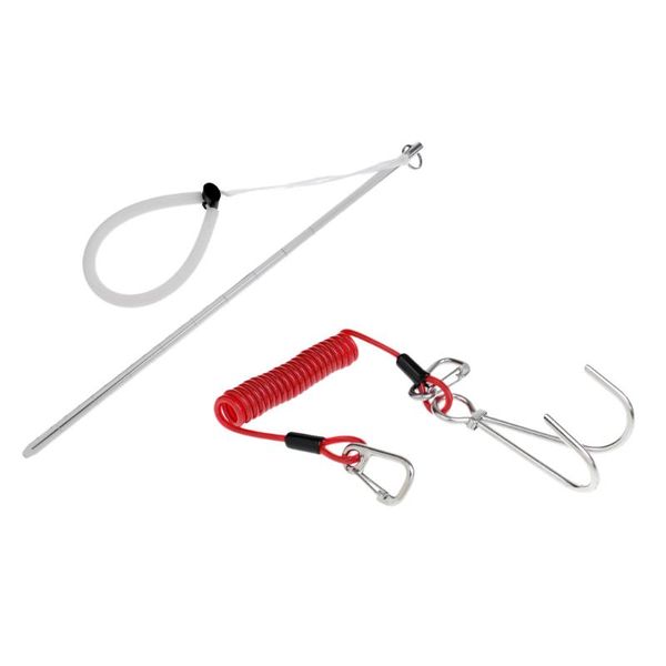 pool & accessories luminum alloy scuba diving lobster stick pointer w/ grip and adjustable coil lanyard reef hook for water sports
pool & accessories luminum alloy scuba diving lobster stick pointer w/ grip and adjustable coil lanyard reef hook for water sports