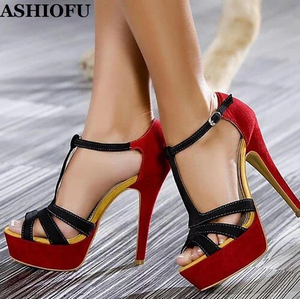 handmade ladies high heel platform sandals t-strap party prom shoes large size evening fashion, Black
handmade ladies high heel platform sandals t-strap party prom shoes large size evening fashion, Black