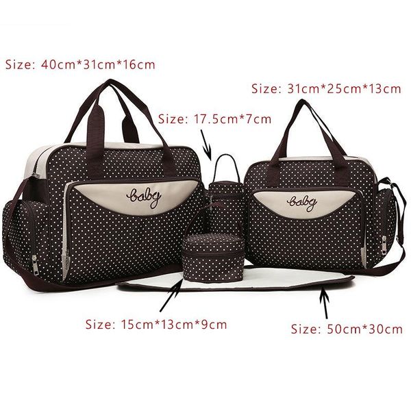 diaper bags 5pcs/set multi-function baby bag women travel handbag for small nursing mummy
diaper bags 5pcs/set multi-function baby bag women travel handbag for small nursing mummy