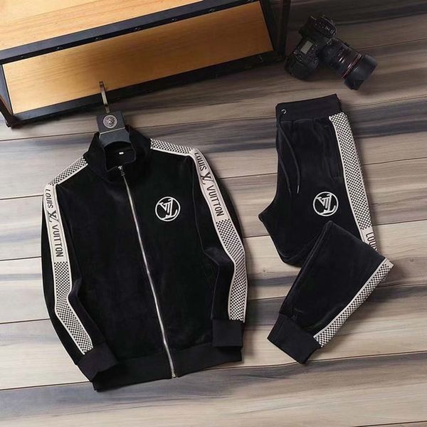 designer mens tracksuit luxury men sweatsuits long sleeve classic fashion pocket running casual man clothes outfits pants jacket two piece w, Gray
designer mens tracksuit luxury men sweatsuits long sleeve classic fashion pocket running casual man clothes outfits pants jacket two piece w, Gray
