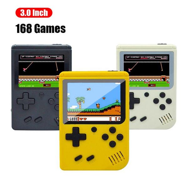 mini handheld game player 3 inch tft screen childhood classic retro fc tv video console built in 168 games 600mah battery portable players
mini handheld game player 3 inch tft screen childhood classic retro fc tv video console built in 168 games 600mah battery portable players