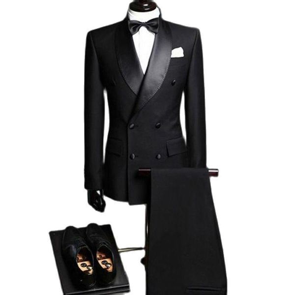 men's suits & blazers mens groom tuxedos shawl lapel slim fit bridegroom formal wear suit for weddings costume homme 2pcs(jacket+pants), White;black
men's suits & blazers mens groom tuxedos shawl lapel slim fit bridegroom formal wear suit for weddings costume homme 2pcs(jacket+pants), White;black