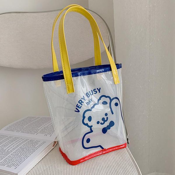 spring cartoon printing transparent jelly bag large capacity single shoulder messenger portable beach bags
spring cartoon printing transparent jelly bag large capacity single shoulder messenger portable beach bags