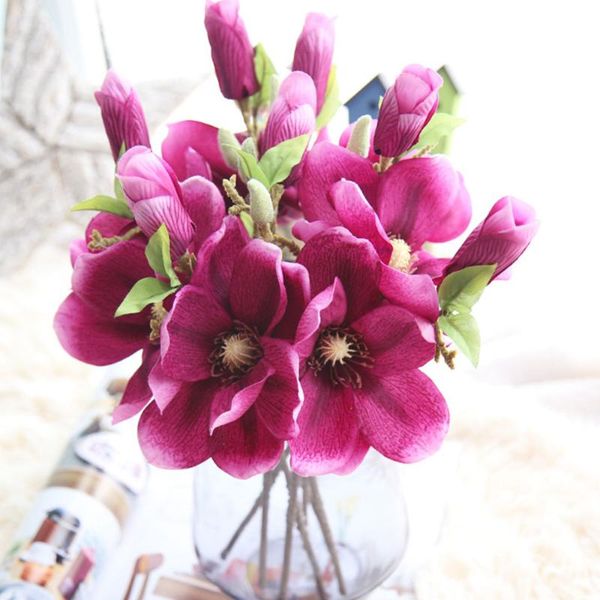 artificial flowers silk orchid magnolia branch fake wedding diy decoration for christmas valentine's day gift decorative & wreaths
artificial flowers silk orchid magnolia branch fake wedding diy decoration for christmas valentine's day gift decorative & wreaths