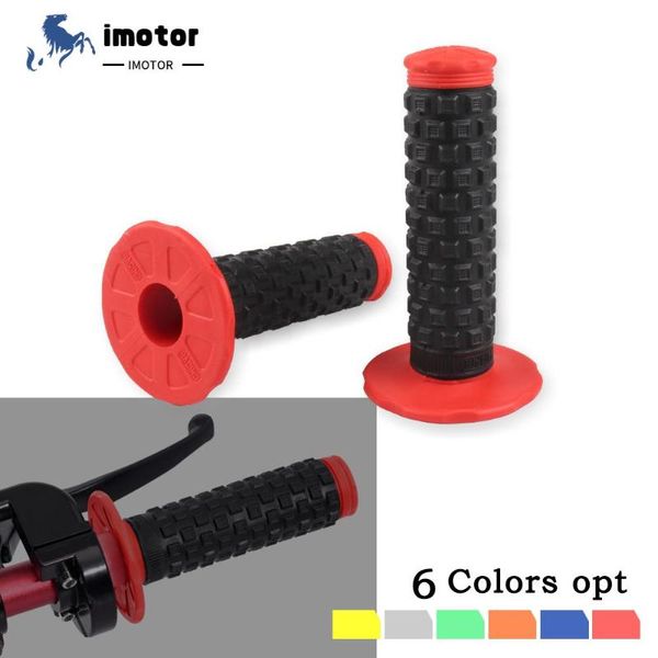 handlebars handle grip universal 7/8" motorcycles handlebar motocross dirt pit bike rubber gel hand grips 6 colors 
handlebars handle grip universal 7/8" motorcycles handlebar motocross dirt pit bike rubber gel hand grips 6 colors