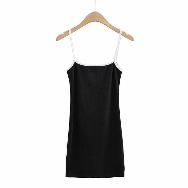 factoryf1qm 2020 cp women's / skirt ew ins contrast hemmed hip strap dress, White;black
factoryf1qm 2020 cp women's / skirt ew ins contrast hemmed hip strap dress, White;black
