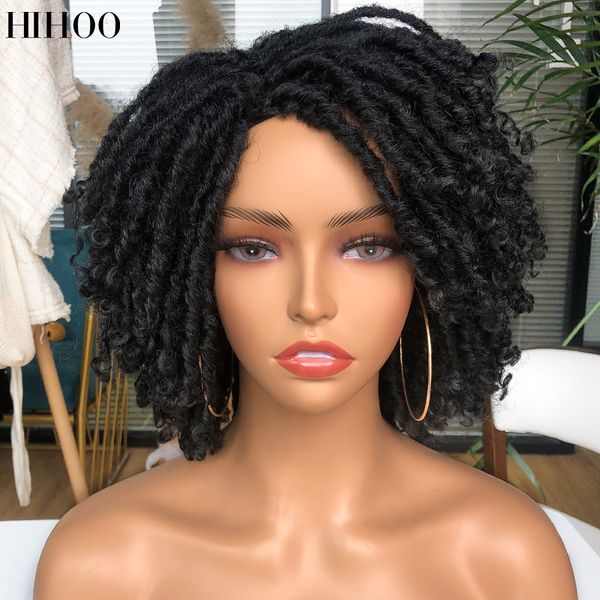 14 dreadlock short curly wig with bangs for black women soft synthetic natural hair wigs ombre crochet twist hair wigs daily
14 dreadlock short curly wig with bangs for black women soft synthetic natural hair wigs ombre crochet twist hair wigs daily