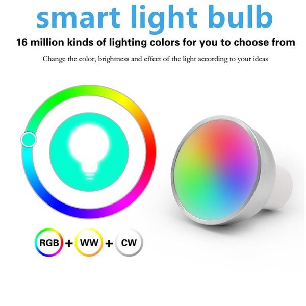 strings gu10 rgb+cw led bulb 5w ir remote control ac 85-265v spotlight atmosphere lighting for alexa and google home wifi smart bulbs
strings gu10 rgb+cw led bulb 5w ir remote control ac 85-265v spotlight atmosphere lighting for alexa and google home wifi smart bulbs