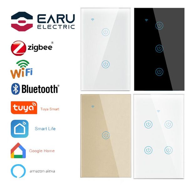 smart home control us 1-4 gang zigbee/wifi bluetooth timer touch switch wall light remote tuya life alexa google
smart home control us 1-4 gang zigbee/wifi bluetooth timer touch switch wall light remote tuya life alexa google