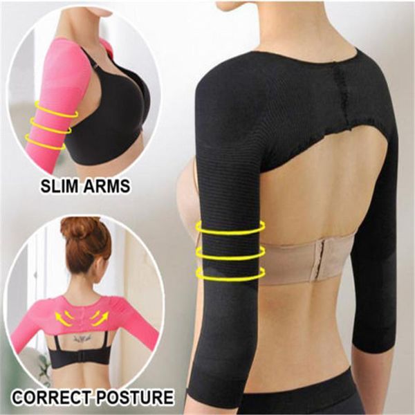 women's shapers women seamless arm thigh shaper slim upper sleeves compression posture corrector, Black;white
women's shapers women seamless arm thigh shaper slim upper sleeves compression posture corrector, Black;white