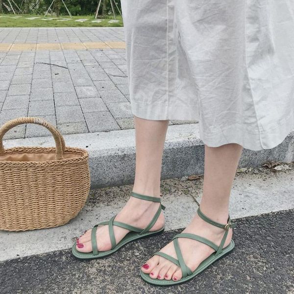 summer women flat sandals ankle buckle strap casual shoes woman sewing rome comfort ladies beach leisure female 2021, Black
summer women flat sandals ankle buckle strap casual shoes woman sewing rome comfort ladies beach leisure female 2021, Black