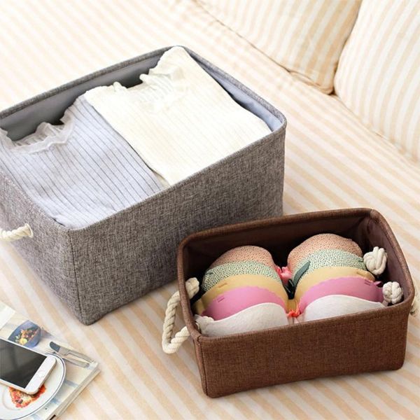 storage boxes & bins foldable linen cotton basket japanese style clothes laundry sundries organizer toy home box
storage boxes & bins foldable linen cotton basket japanese style clothes laundry sundries organizer toy home box