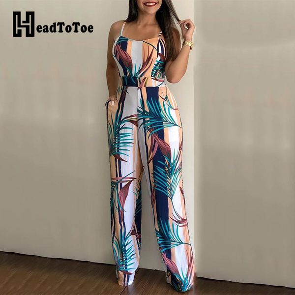 spaghetti strap leaf print jumpsuit for women summer sleeveless female casual rompers jumpsuits, Black;white
spaghetti strap leaf print jumpsuit for women summer sleeveless female casual rompers jumpsuits, Black;white