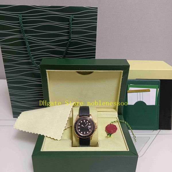 real p with original box 126655 watch men's 40mm rose gold black dial 116655 wristwatch rubber oysterflex bracelet ceramic everose auto, Slivery;brown
real p with original box 126655 watch men's 40mm rose gold black dial 116655 wristwatch rubber oysterflex bracelet ceramic everose auto, Slivery;brown