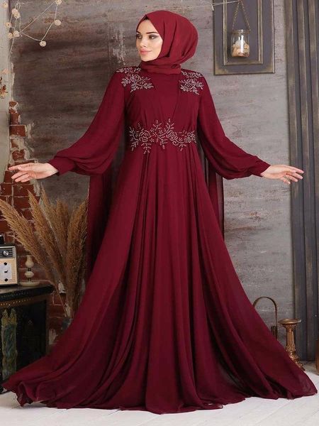 ethnic clothing caped lilac hijab evening dress dubai abaya turkey muslim women headscarf islamic kaftan marocain dresses vestidos eid, Red
ethnic clothing caped lilac hijab evening dress dubai abaya turkey muslim women headscarf islamic kaftan marocain dresses vestidos eid, Red