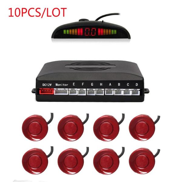 car rear view cameras& parking sensors 10pcs reverse radar system with 8 distance detection + led display +sound warning( red)
car rear view cameras& parking sensors 10pcs reverse radar system with 8 distance detection + led display +sound warning( red)