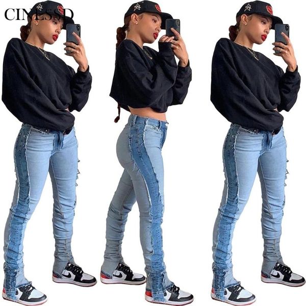 european and american women's stitching washed skinny jeans street style fashion small feet blue mid-rise pants & capris, Black;white
european and american women's stitching washed skinny jeans street style fashion small feet blue mid-rise pants & capris, Black;white