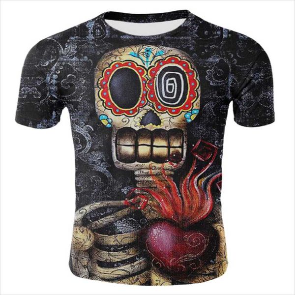 men's t-shirts fashion summer t-shirt men 20213d skull print breathable streetwear stitching printed, White;black
men's t-shirts fashion summer t-shirt men 20213d skull print breathable streetwear stitching printed, White;black