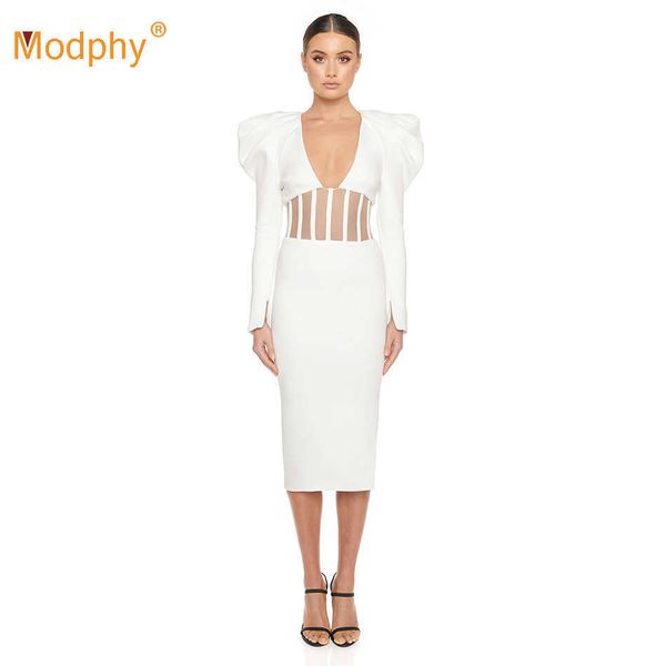 v-neck long-sleeved bodycon midi dress autumn runway celebrity party fashion mesh stitching white vestidos 210527, Black;gray
v-neck long-sleeved bodycon midi dress autumn runway celebrity party fashion mesh stitching white vestidos 210527, Black;gray