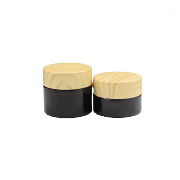 storage bottles & jars 5g 10g 15g 30g 50g amber brown glass cream jar false wood plastic cover empty cosmetic packaging travel containers 15
storage bottles & jars 5g 10g 15g 30g 50g amber brown glass cream jar false wood plastic cover empty cosmetic packaging travel containers 15