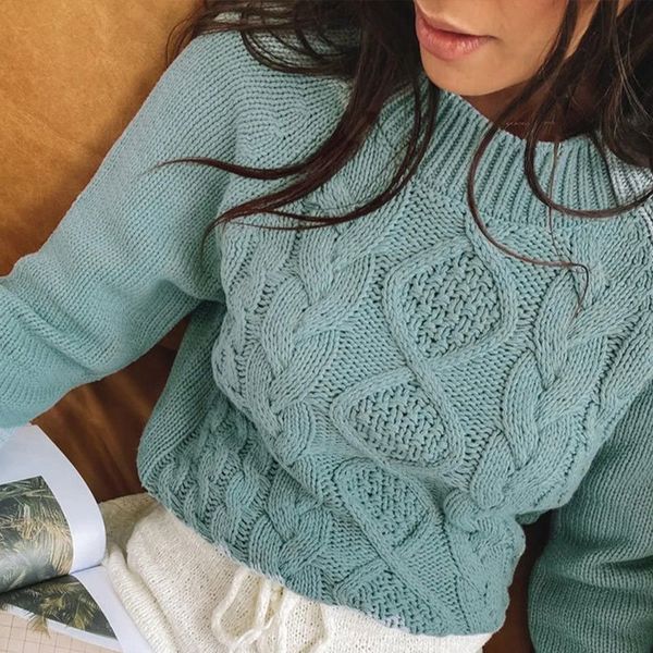 autumn women's twist knitted warm sweaters pullovers female long sleeve o-neck slim solid sweater winter fashion blue 210524, White;black
autumn women's twist knitted warm sweaters pullovers female long sleeve o-neck slim solid sweater winter fashion blue 210524, White;black