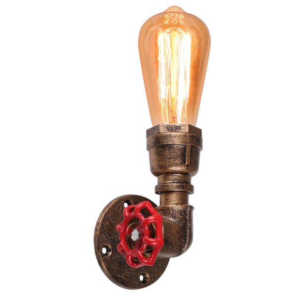 industrial loft wall light rust water pipe retro lamp vintage e27 sconce lights home lighting fixtures room decor luminaire
industrial loft wall light rust water pipe retro lamp vintage e27 sconce lights home lighting fixtures room decor luminaire