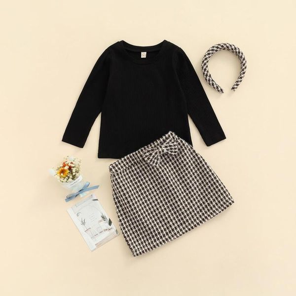clothing sets autumn 3pcs baby girls shirt plaid half dress headband kids long sleeve round neck high-waist skirt outfits, White
clothing sets autumn 3pcs baby girls shirt plaid half dress headband kids long sleeve round neck high-waist skirt outfits, White