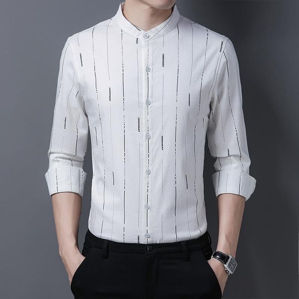 comfortable stand collar cotton white shirts mandarin oversize clothes big size vintage middle-aged dad fashion clothing men's casual, White;black
comfortable stand collar cotton white shirts mandarin oversize clothes big size vintage middle-aged dad fashion clothing men's casual, White;black