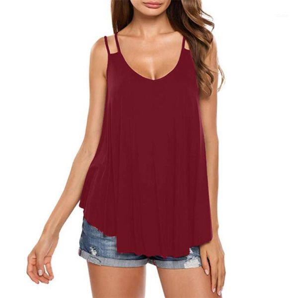women's flowy v-neck casual summer tank slim vest halter blouse female clothing 722 blouses & shirts, White
women's flowy v-neck casual summer tank slim vest halter blouse female clothing 722 blouses & shirts, White