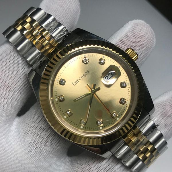 gold watch 36mm&40mm men luxury date automatic mechanical glide smooth second hand suit and women wristwatches, Slivery;brown
gold watch 36mm&40mm men luxury date automatic mechanical glide smooth second hand suit and women wristwatches, Slivery;brown