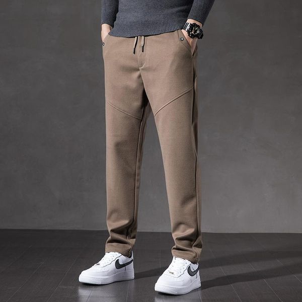 men's pants classic twill thick comfortable warm loose casual winter brand clothing elastic waist youth fashion pants,5301, Black
men's pants classic twill thick comfortable warm loose casual winter brand clothing elastic waist youth fashion pants,5301, Black