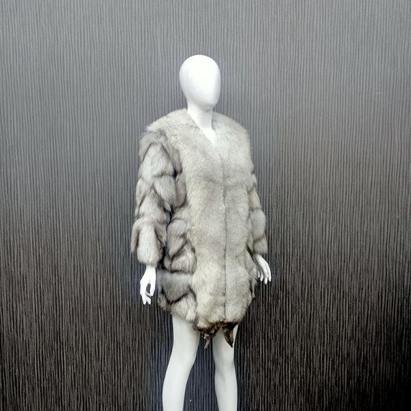 women's fur & faux trendy real coat natural with large collar women winter warm jackets outerwear genuine, Black
women's fur & faux trendy real coat natural with large collar women winter warm jackets outerwear genuine, Black