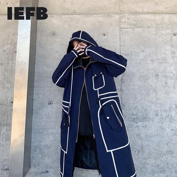 men's trench coats iefb oversized coat men streetwear long jacket hip hop line male fashion windbreaker autumn hooded overcoat 9y4202, Tan;black
men's trench coats iefb oversized coat men streetwear long jacket hip hop line male fashion windbreaker autumn hooded overcoat 9y4202, Tan;black