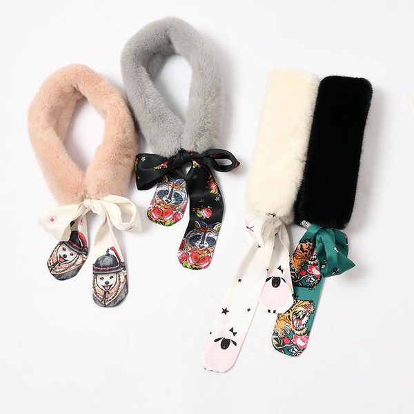 scarves cute soft women faux fur collar scarf animal print pink neck warmer winter shawl wrap girls dog cat tiger hiver neckchief, Blue;gray
scarves cute soft women faux fur collar scarf animal print pink neck warmer winter shawl wrap girls dog cat tiger hiver neckchief, Blue;gray