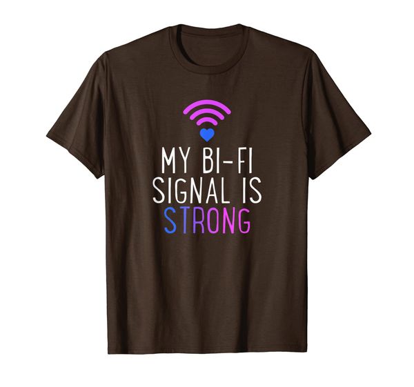 My Bi-Fi Signal Is Strong Funny Bisexual Wifi LGBT T-Shirt, Mainly pictures 
My Bi-Fi Signal Is Strong Funny Bisexual Wifi LGBT T-Shirt, Mainly pictures