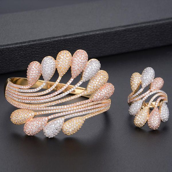 earrings & necklace larrauri brand trendy luxury cubic zirconia women width geometry bracelet bangle/ring sets for fashion jewelry, Silver
earrings & necklace larrauri brand trendy luxury cubic zirconia women width geometry bracelet bangle/ring sets for fashion jewelry, Silver
