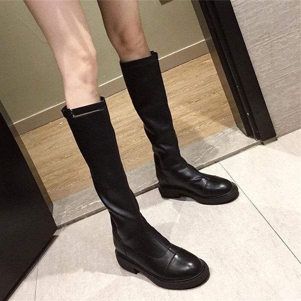 boots women's autumn 2021 style but knee knight high zipper thick heel single long tube, Black
boots women's autumn 2021 style but knee knight high zipper thick heel single long tube, Black