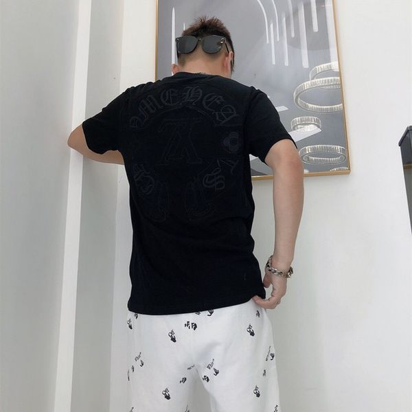 croosin 2021 summer new ins fashion brand ch crowe family short sleeve loose t-shirt pasted with sanskrit embroidery f, White;black
croosin 2021 summer new ins fashion brand ch crowe family short sleeve loose t-shirt pasted with sanskrit embroidery f, White;black