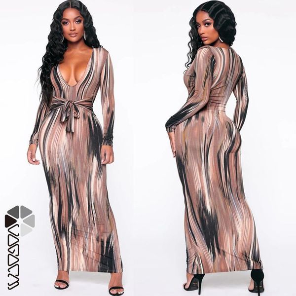 casual dresses women bodycon maxi elegant autumn temperament personality print long sleeve v-neck club party vintage streetwear, Black;gray
casual dresses women bodycon maxi elegant autumn temperament personality print long sleeve v-neck club party vintage streetwear, Black;gray