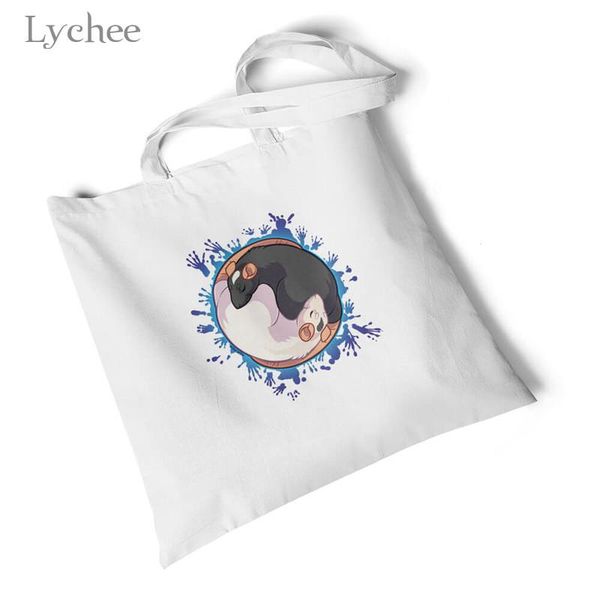 shopping bags lychee harajuku yinyang printed white canvas bag foldable large shoulder travel environmental reusable original handbag
shopping bags lychee harajuku yinyang printed white canvas bag foldable large shoulder travel environmental reusable original handbag