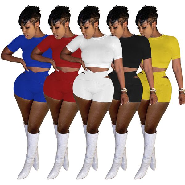 women's tracksuits wholesale items bulk lots summer women clothes short sleeve outfits crop shorts solid 2 piece set m6844 by dhl, Gray
women's tracksuits wholesale items bulk lots summer women clothes short sleeve outfits crop shorts solid 2 piece set m6844 by dhl, Gray