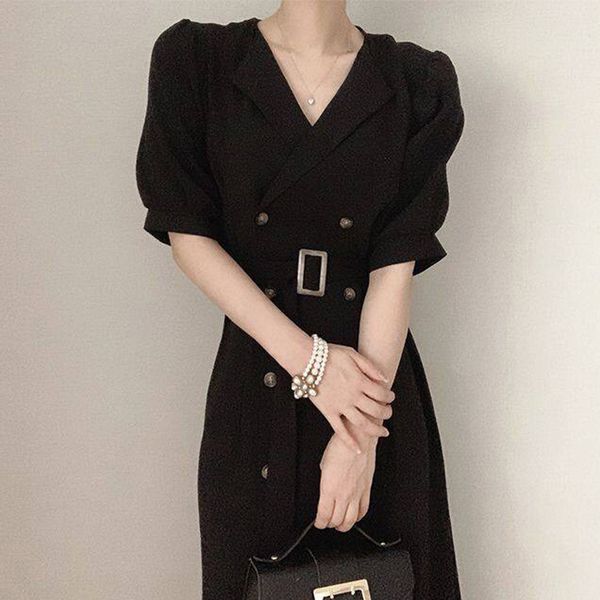 dresses summer women fashion casual es short sleeve v-neck black beige elegant loose plus size mide with belt vestidos robe, Black;gray
dresses summer women fashion casual es short sleeve v-neck black beige elegant loose plus size mide with belt vestidos robe, Black;gray