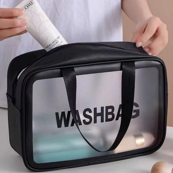 cosmetic bags & cases waterproof bag transparent toiletries large capacity portable travel makeup organizer storage zipper handbags
cosmetic bags & cases waterproof bag transparent toiletries large capacity portable travel makeup organizer storage zipper handbags