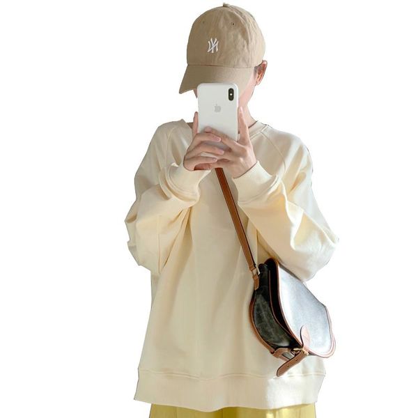 spring autumn oil oversize sweatshirt raglan sleeve round neck women ins loose pullover long women's hoodies & sweatshirts, Black
spring autumn oil oversize sweatshirt raglan sleeve round neck women ins loose pullover long women's hoodies & sweatshirts, Black