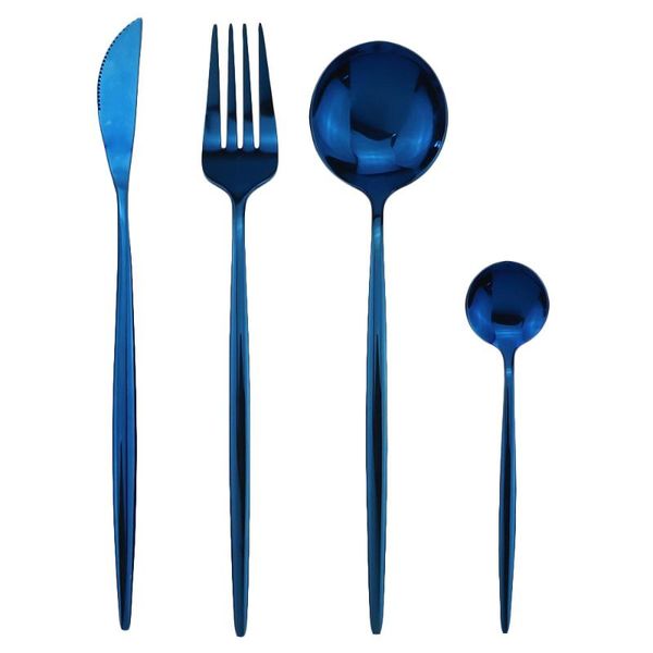 dinnerware sets blue cutlery set mirror flatware 304 stainless steel knife fork spoon kitchen silverware metal tableware
dinnerware sets blue cutlery set mirror flatware 304 stainless steel knife fork spoon kitchen silverware metal tableware